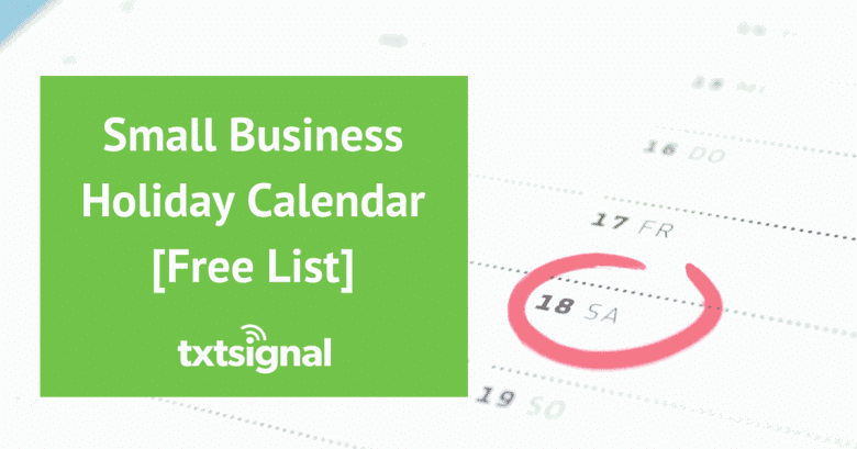 Promoting Your Small Business with Holidays [Free List]
